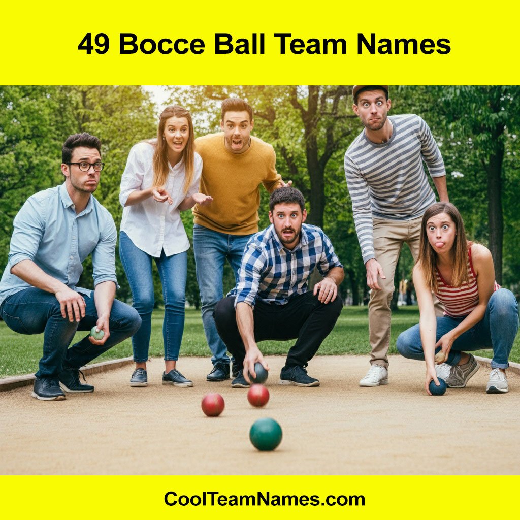 Bocce Ball Team